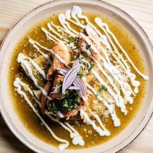 Enchiladas Guadalajara (Green Sauce)